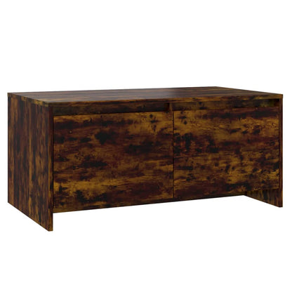 Tavolino da Salotto Rovere Fumo 90x50x41,5 cm in Truciolato | homemem39