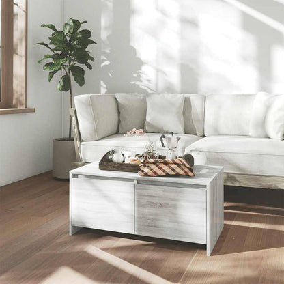 Tavolino da Salotto Grigio Sonoma 90x50x41,5 cm in Truciolato | homemem39