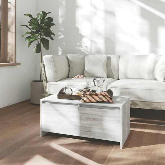 Tavolino da Salotto Grigio Sonoma 90x50x41,5 cm in Truciolato | homemem39