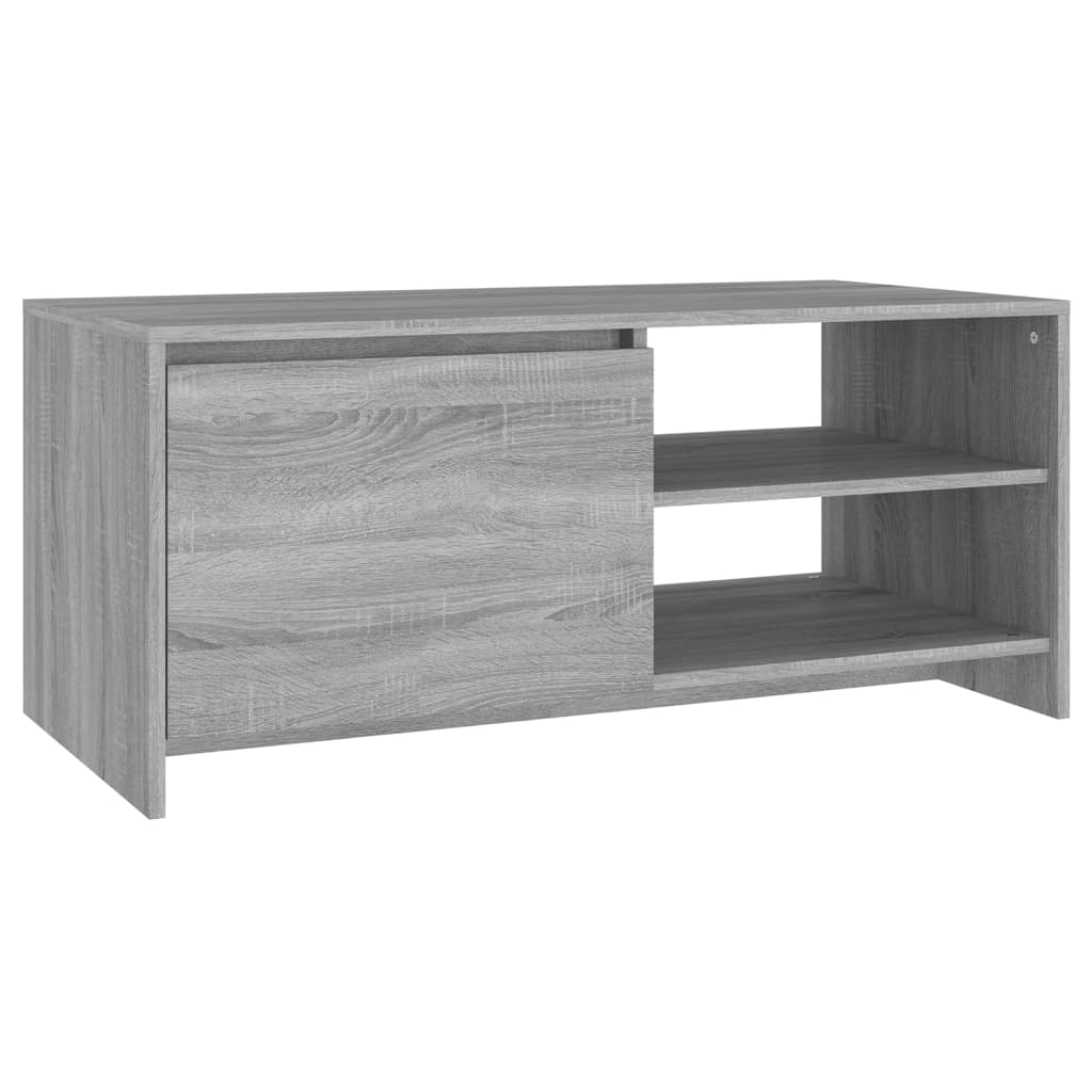 Tavolino da Salotto Grigio Sonoma 102x50x45cm Legno Multistrato | homemem39