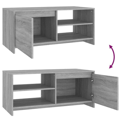 Tavolino da Salotto Grigio Sonoma 102x50x45cm Legno Multistrato | homemem39