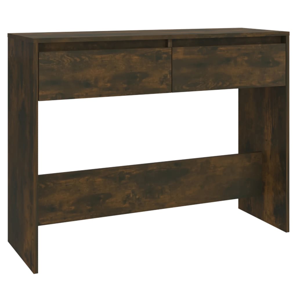 Tavolo Consolle Rovere Fumo 100x35x76,5 cm in Truciolato | homemem39