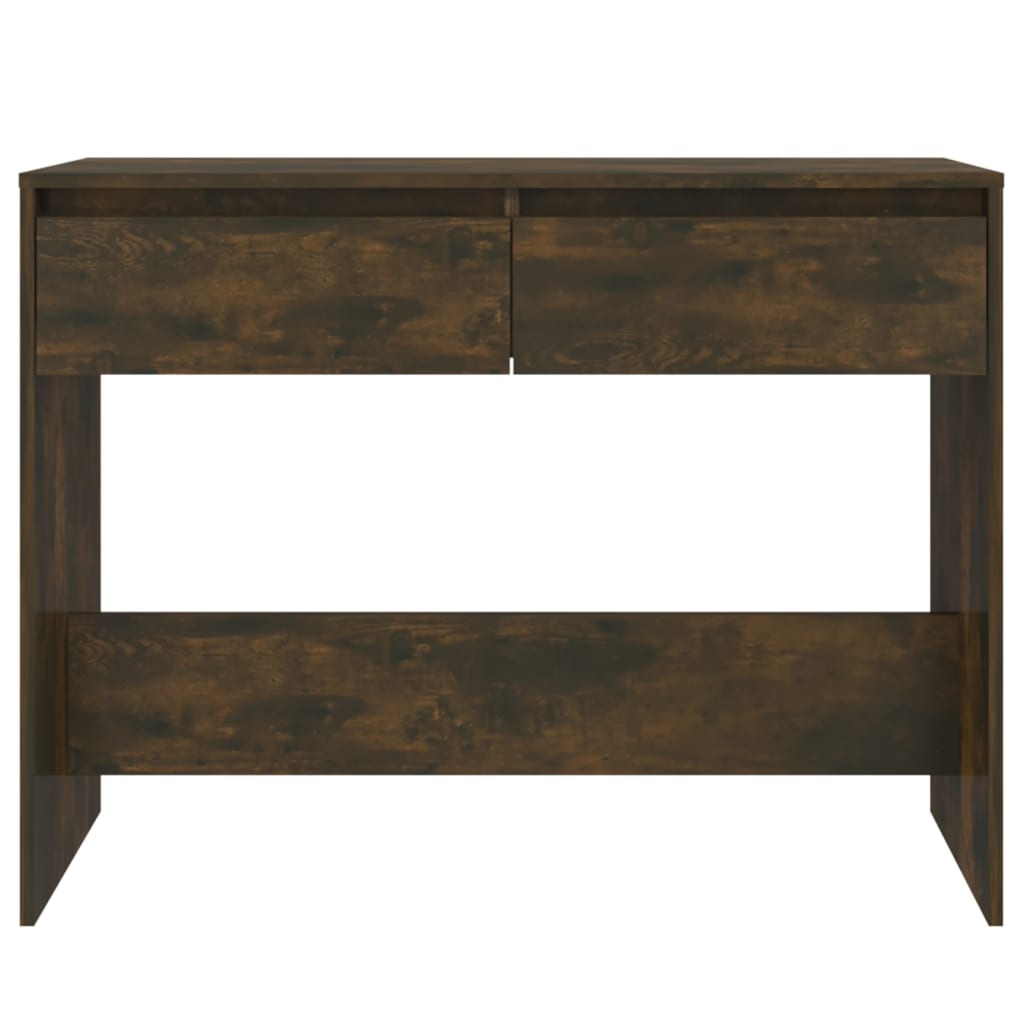 Tavolo Consolle Rovere Fumo 100x35x76,5 cm in Truciolato | homemem39