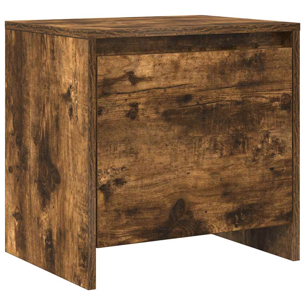 Comodino Rovere Fumo 45x34x44,5 cm in Truciolato