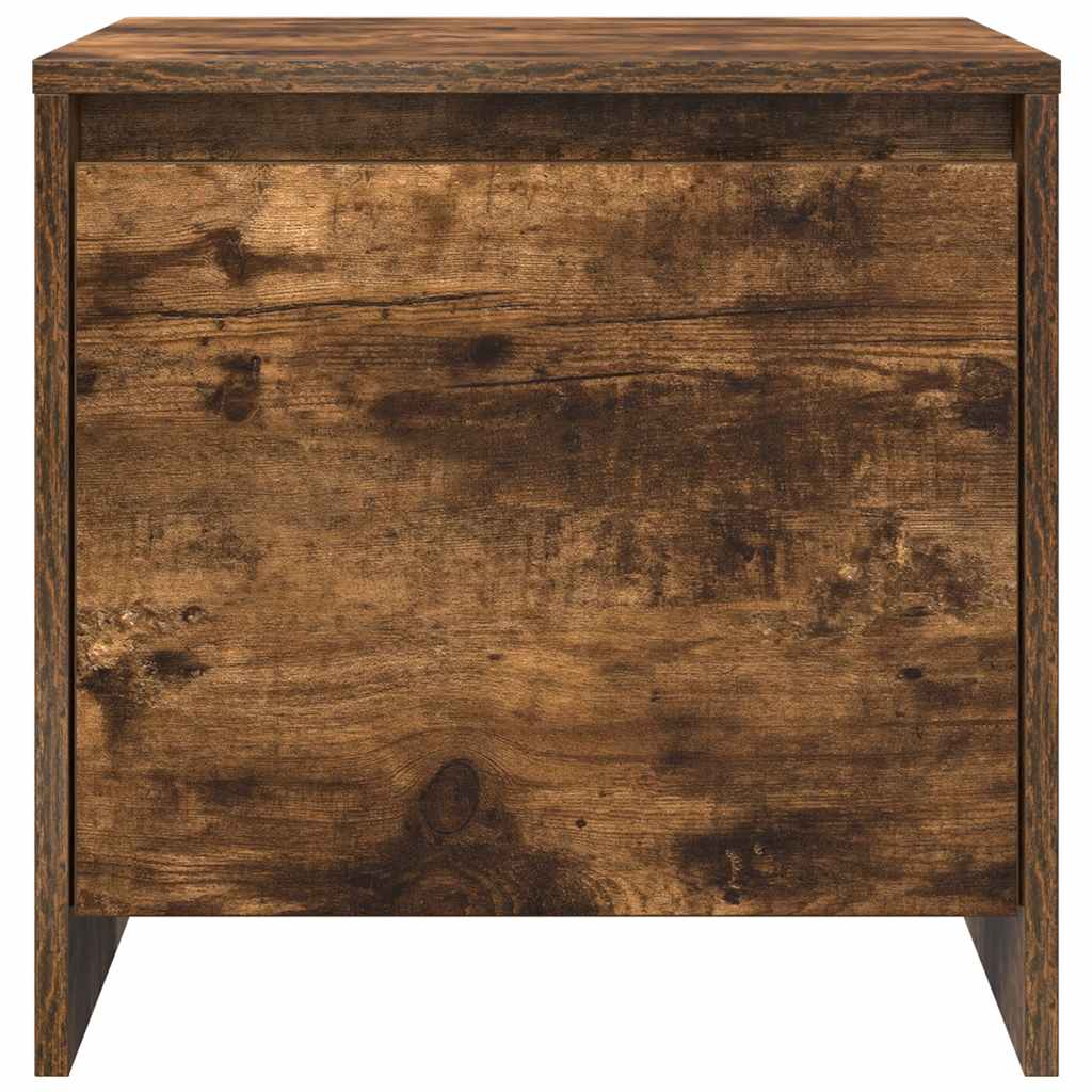 Comodino Rovere Fumo 45x34x44,5 cm in Truciolato | homemem39