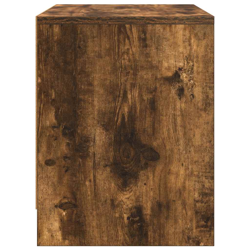 Comodino Rovere Fumo 45x34x44,5 cm in Truciolato | homemem39