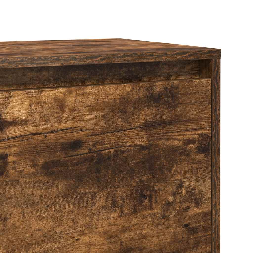 Comodino Rovere Fumo 45x34x44,5 cm in Truciolato | homemem39
