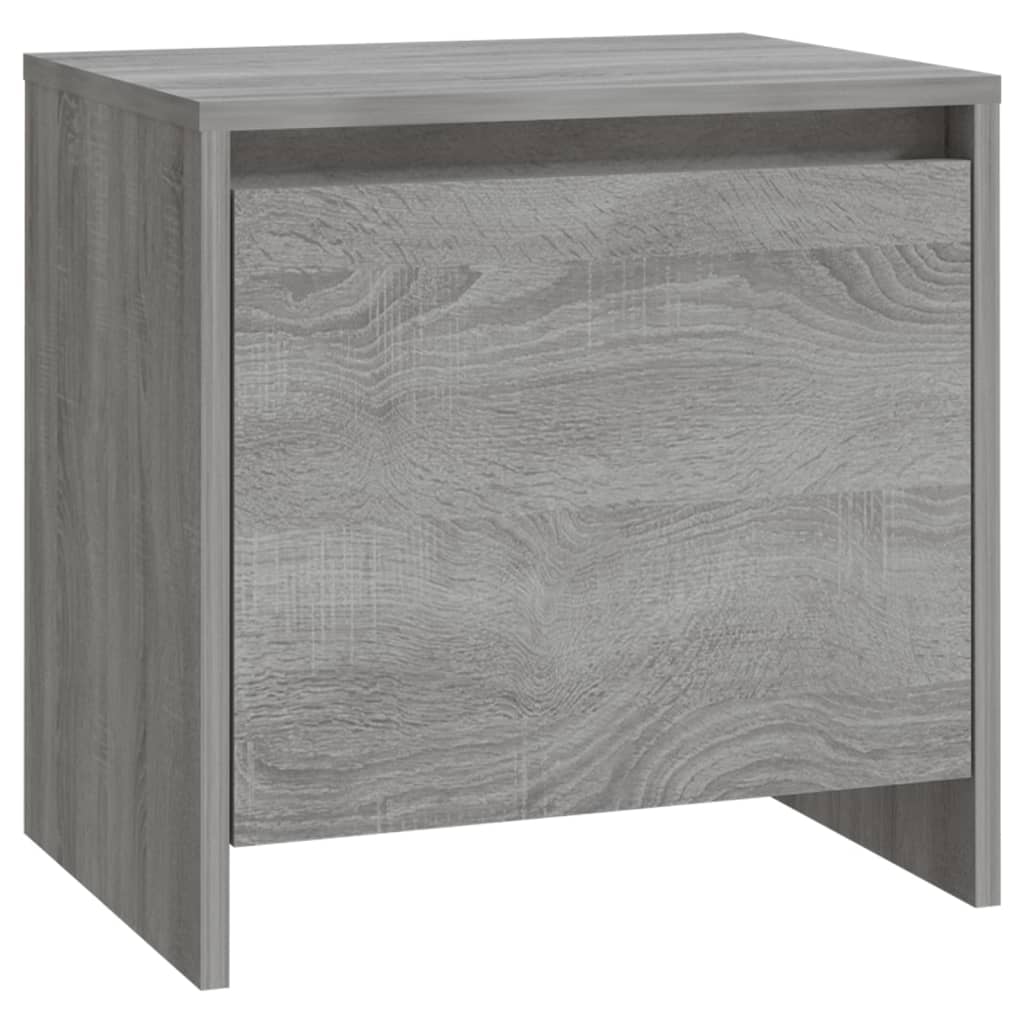 Comodino Grigio Sonoma 45x34x44,5 cm in Truciolato - homemem39