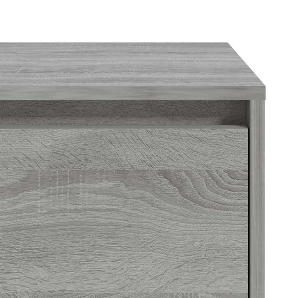 Comodini 2 pz Grigio Sonoma 45x34x44,5 cm in Truciolato