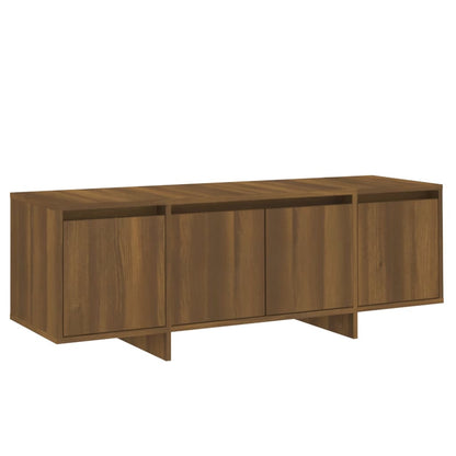 Brown Oak TV Cabinet 120x30x40.5 cm in Chipboard