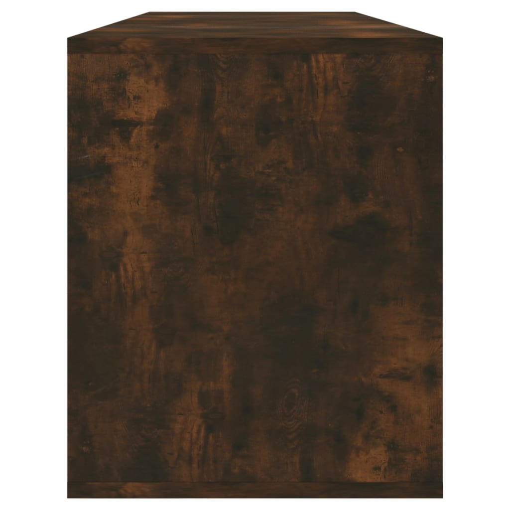 Mobile Porta TV Rovere Fumo 130x35x50 cm in Truciolato - homemem39