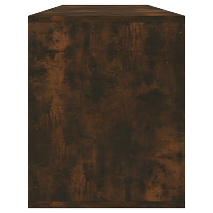 Mobile Porta TV Rovere Fumo 130x35x50 cm in Truciolato - homemem39