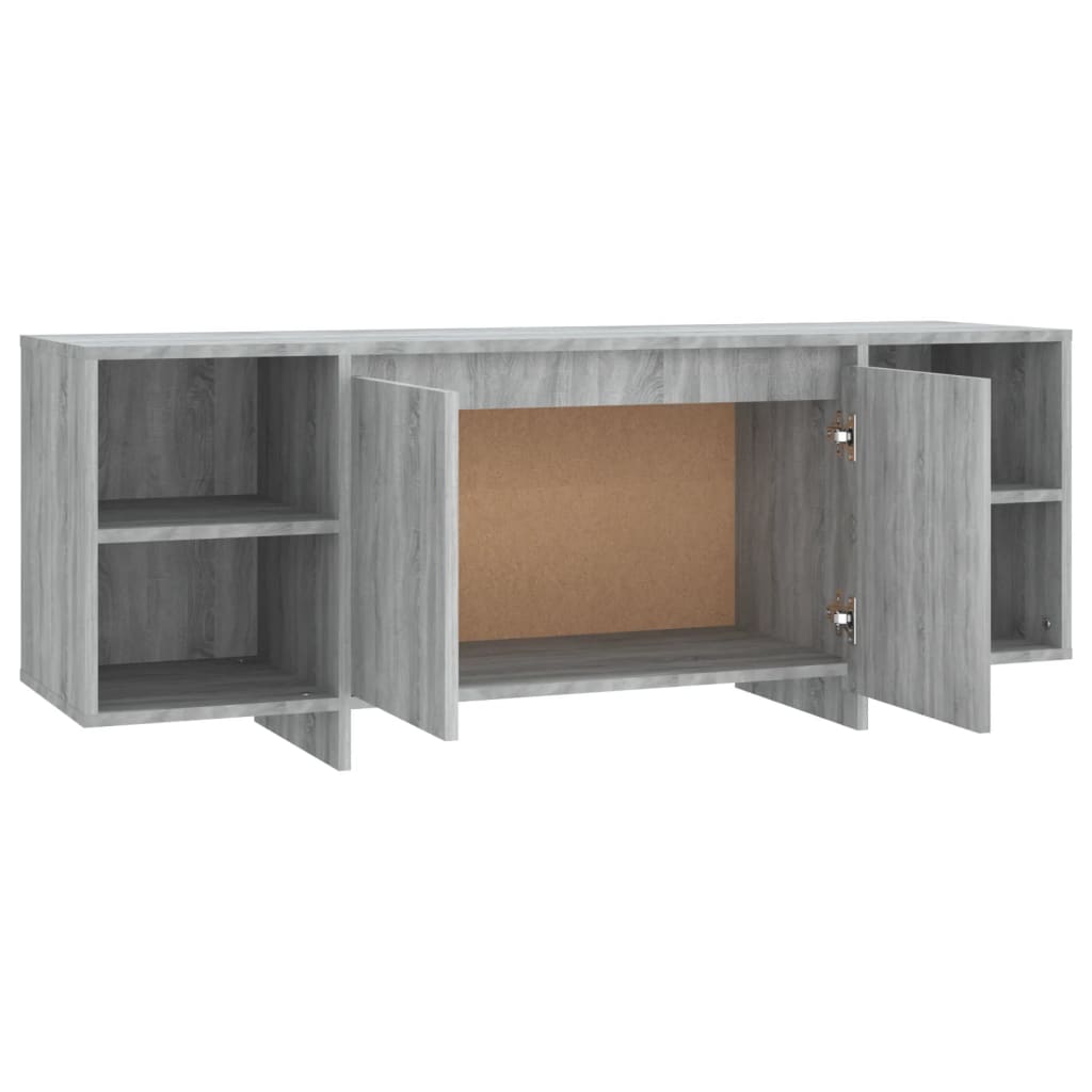 Mobile Porta TV Grigio Sonoma 130x35x50 cm in Truciolato - homemem39