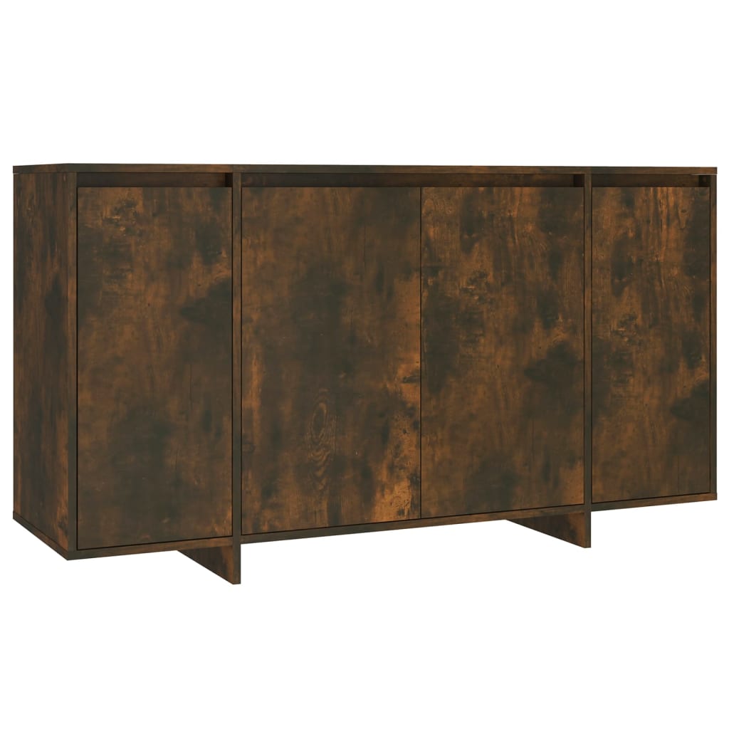 Credenza Rovere Fumo 135x41x75 cm in Truciolato - homemem39