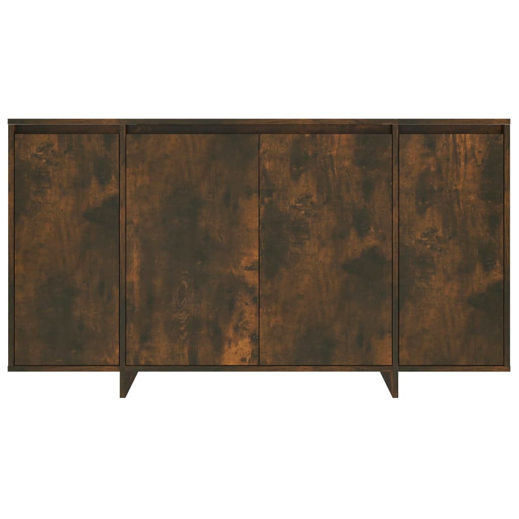 Credenza Rovere Fumo 135x41x75 cm in Truciolato - homemem39