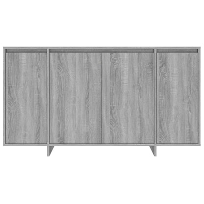 Credenza Grigio Sonoma 135x41x75 cm in Truciolato - homemem39