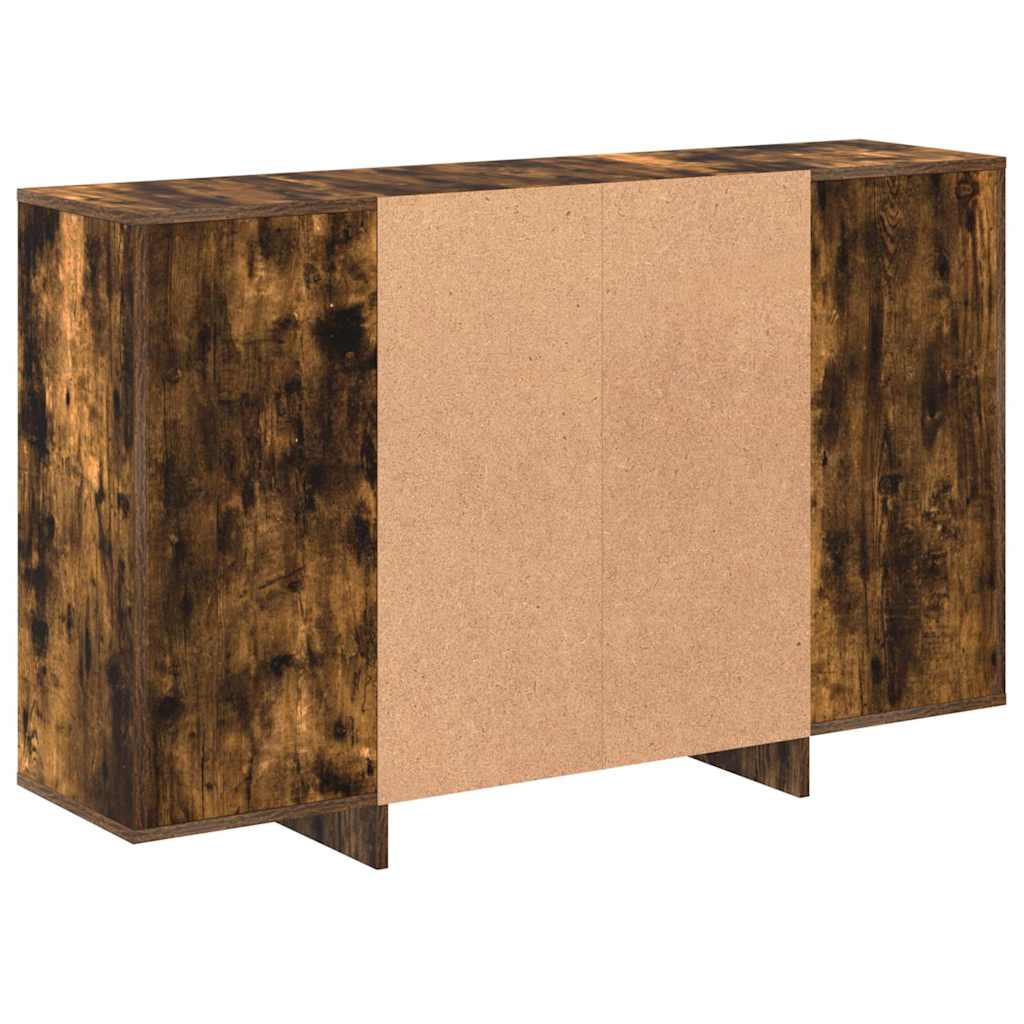 Credenza Rovere Fumo 120x30x75 cm in Truciolato - homemem39