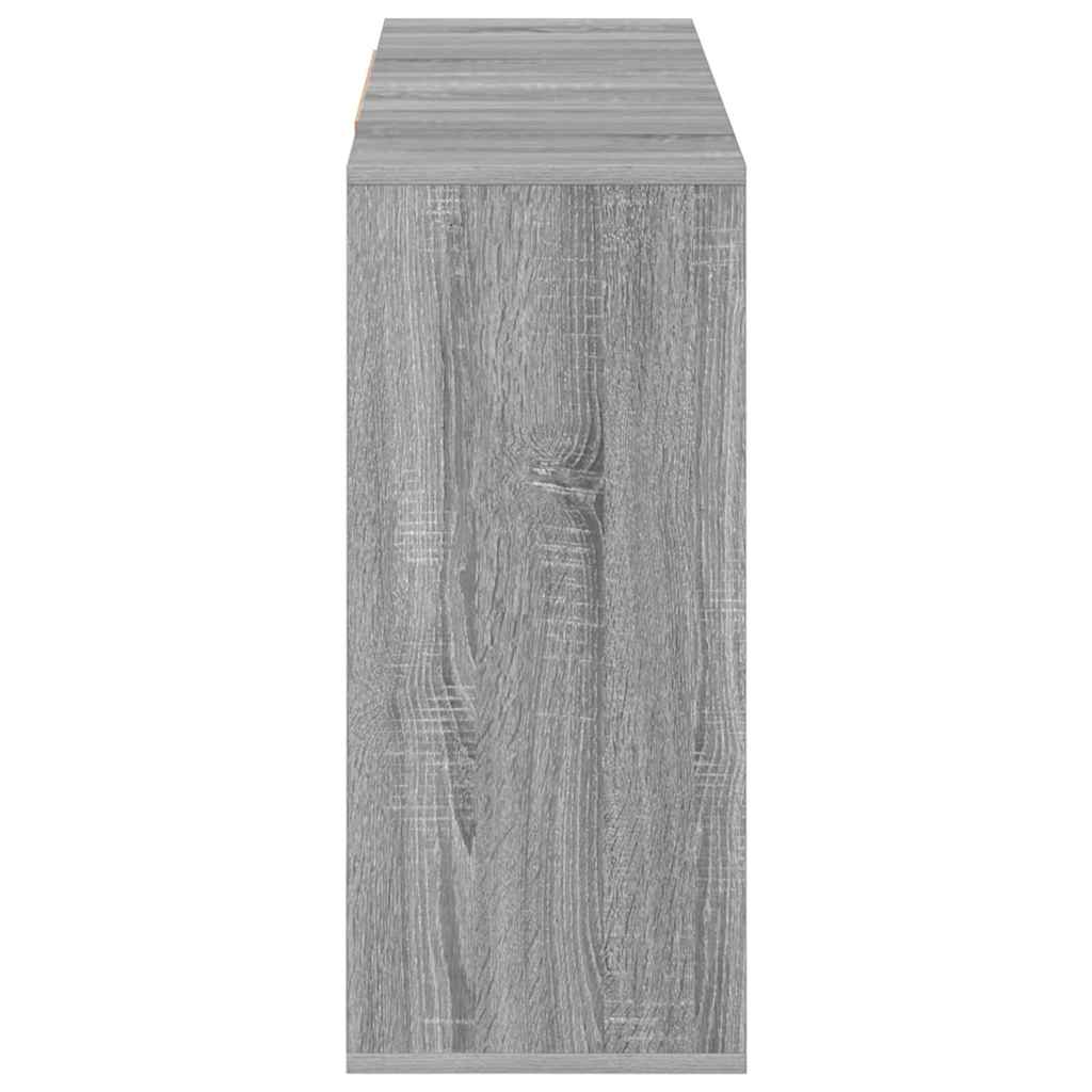 Credenza Grigio Sonoma 120x30x75 cm in Truciolato - homemem39