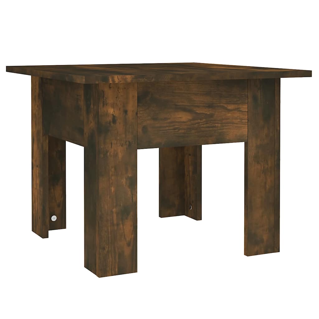 Tavolino da Salotto Rovere Fumo 55x55x42 cm in Truciolato