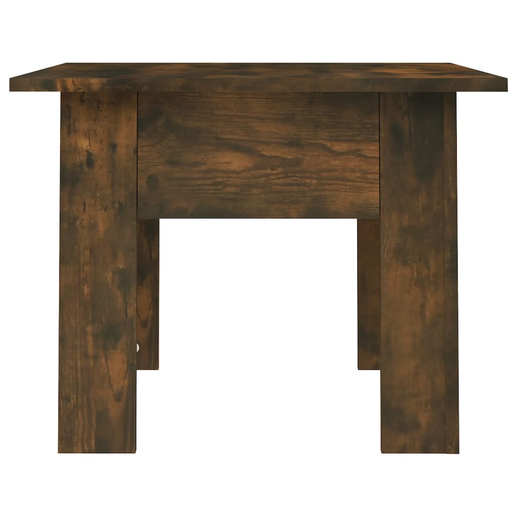 Tavolino da Salotto Rovere Fumo 55x55x42 cm in Truciolato | homemem39
