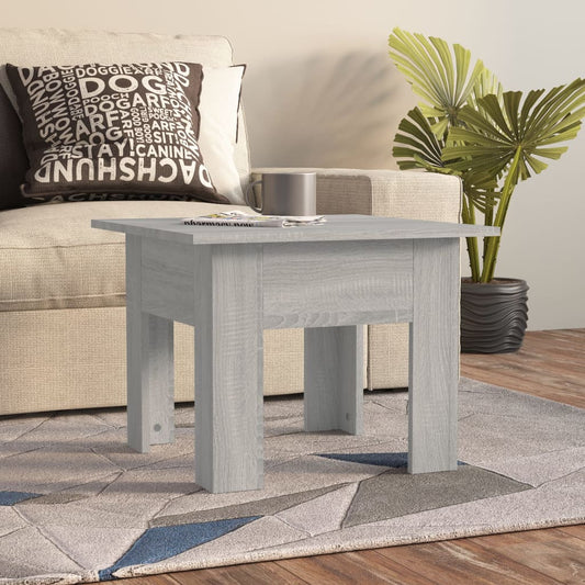 Tavolino da Salotto Grigio Sonoma 55x55x42 cm in Truciolato | homemem39