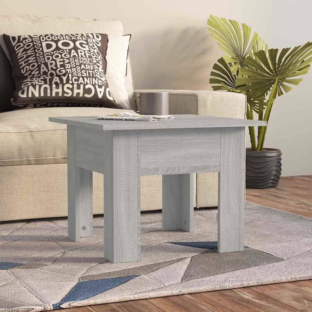 Tavolino da Salotto Grigio Sonoma 55x55x42 cm in Truciolato