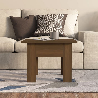 Tavolino da Salotto Rovere Marrone 55x55x42 cm in Truciolato | homemem39