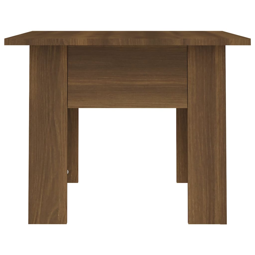 Tavolino da Salotto Rovere Marrone 55x55x42 cm in Truciolato | homemem39