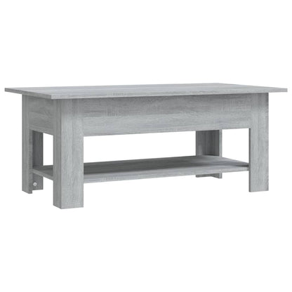 Tavolino da Salotto Grigio Sonoma 102x55x42 cm in Truciolato | homemem39