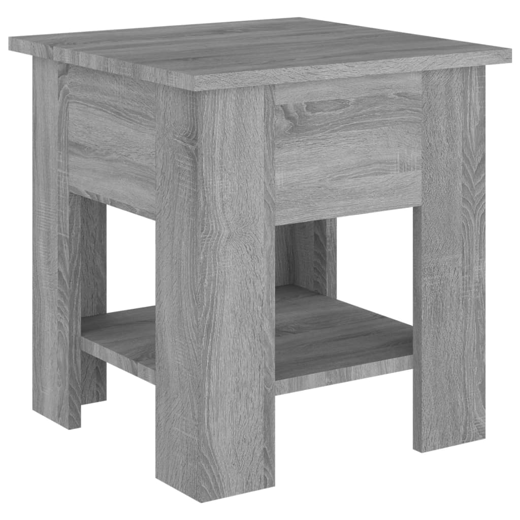 Tavolino da Salotto Grigio Sonoma 40x40x42 cm Legno Multistrato | homemem39