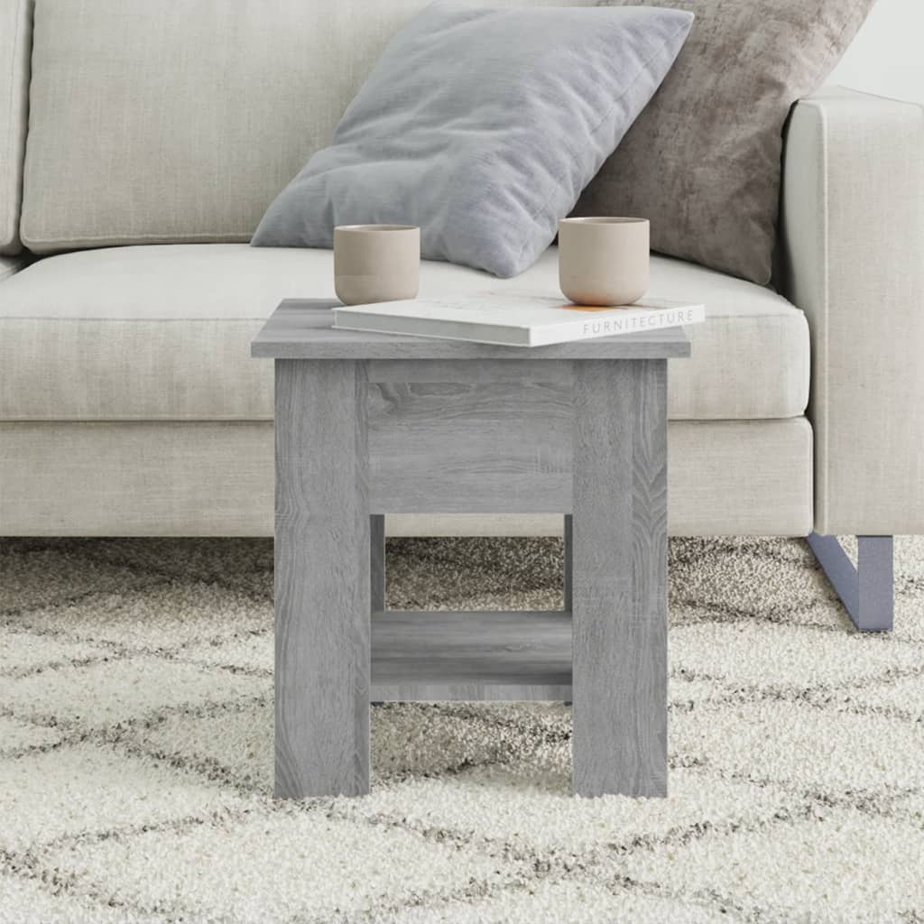Tavolino da Salotto Grigio Sonoma 40x40x42 cm Legno Multistrato | homemem39