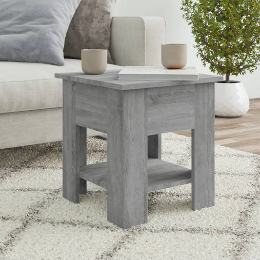 Tavolino da Salotto Grigio Sonoma 40x40x42 cm Legno Multistrato | homemem39