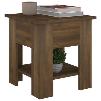 Tavolino da Salotto Marrone Rovere 40x40x42cm Legno Multistrato | homemem39