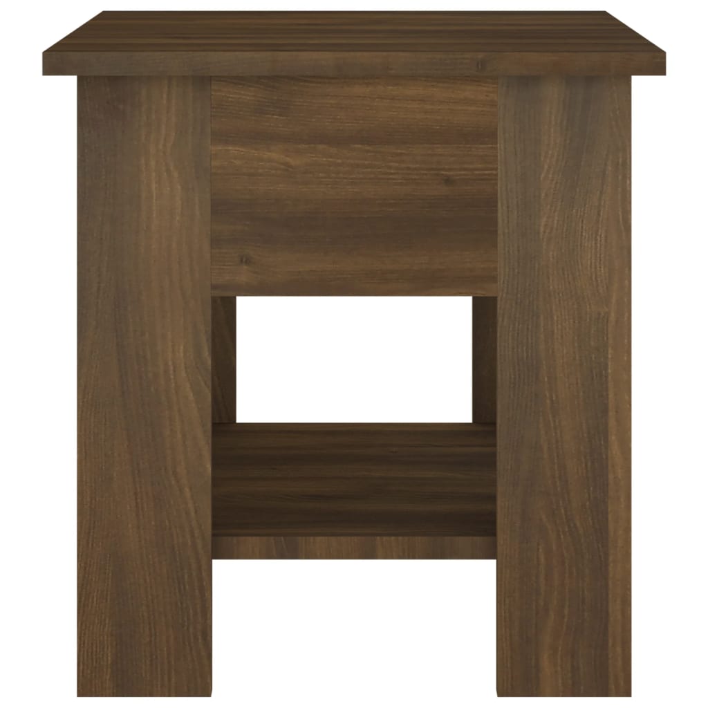 Tavolino da Salotto Marrone Rovere 40x40x42cm Legno Multistrato | homemem39