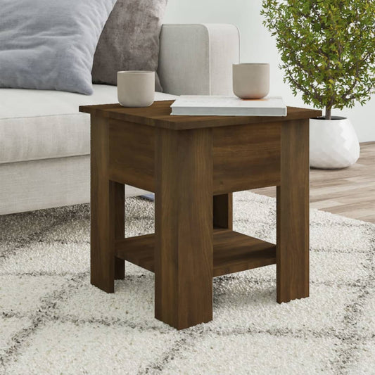 Tavolino da Salotto Marrone Rovere 40x40x42cm Legno Multistrato | homemem39