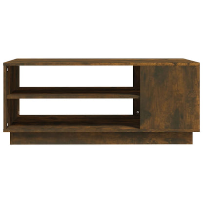 Tavolino da Salotto Rovere Fumo 102x55x43 cm in Truciolato | homemem39