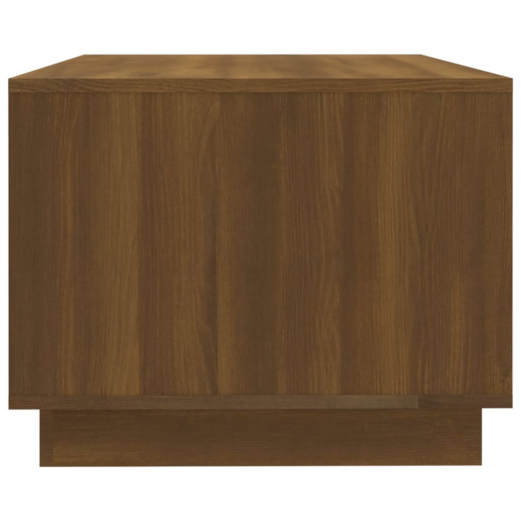 Tavolino da Salotto Rovere Marrone 102x55x43 cm in Truciolato | homemem39
