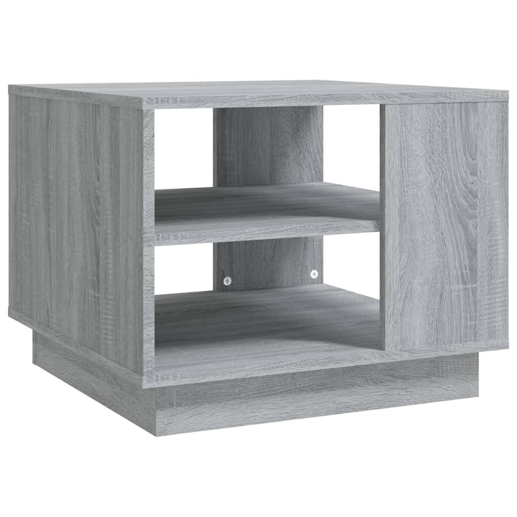 Tavolino da Salotto Grigio Sonoma 55x55x43 cm in Truciolato | homemem39