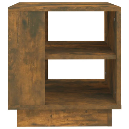 Tavolino da Salotto Rovere Fumo 40x40x43 cm Legno Multistrato | homemem39