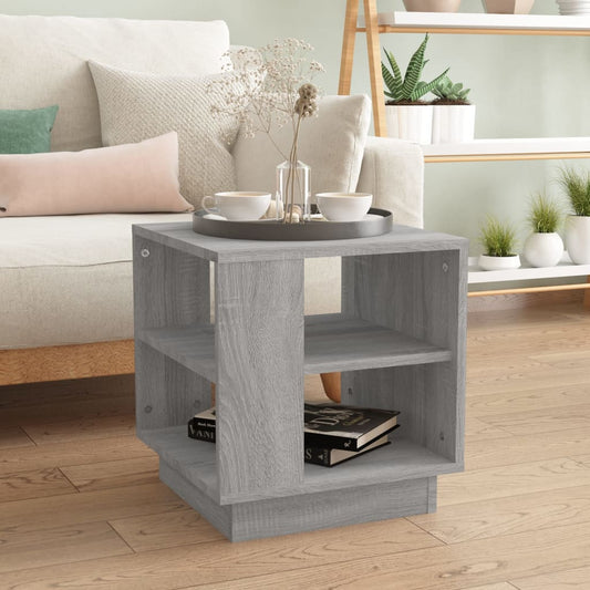 Tavolino da Salotto Grigio Sonoma 40x40x43 cm Legno Multistrato | homemem39