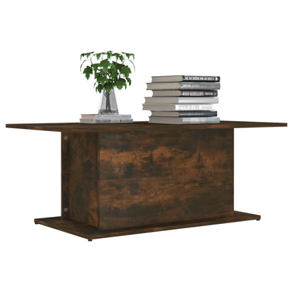 Tavolino da Salotto Rovere Fumo 102x55,5x40 cm in Truciolato | homemem39