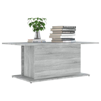 Tavolino da Salotto Grigio Sonoma 102x55,5x40 cm in Truciolato | homemem39