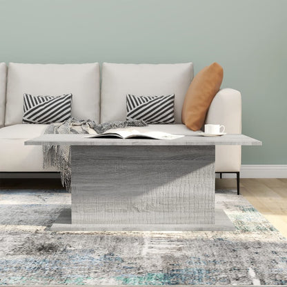 Tavolino da Salotto Grigio Sonoma 102x55,5x40 cm in Truciolato | homemem39