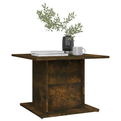 Tavolino Salotto Rovere Fumo 55,5x55,5x40cm Legno Multistrato | homemem39