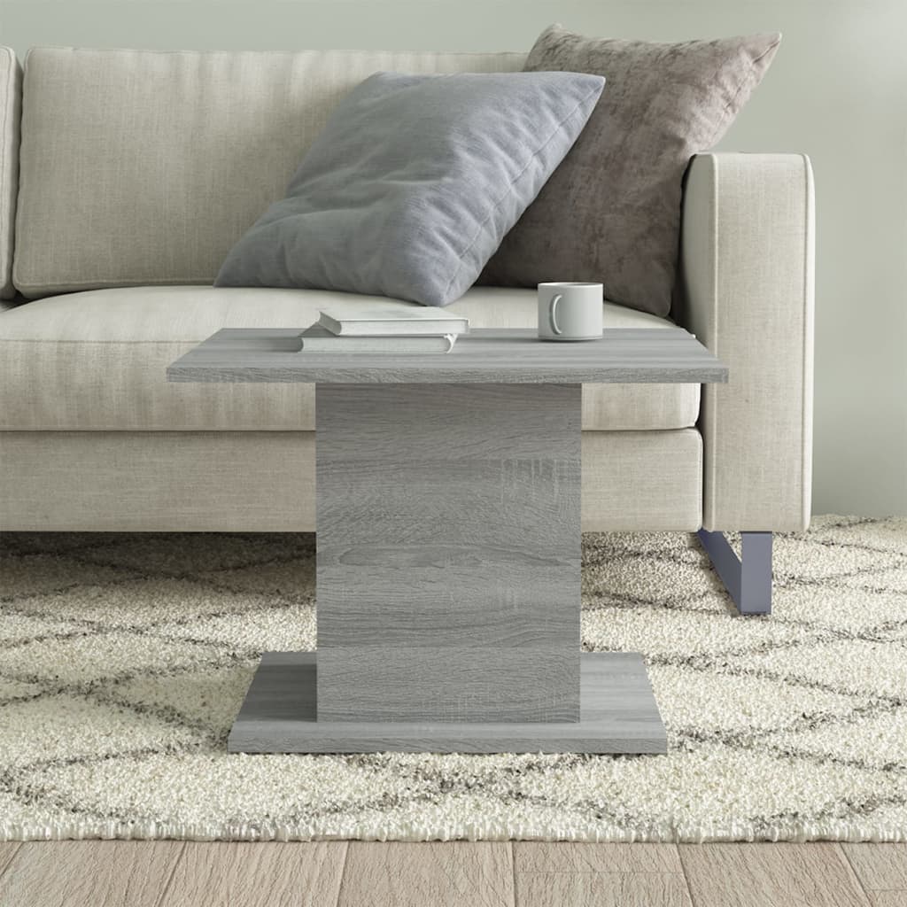 Tavolino da Salotto Grigio Sonoma 55,5x55,5x40 cm in Truciolato | homemem39