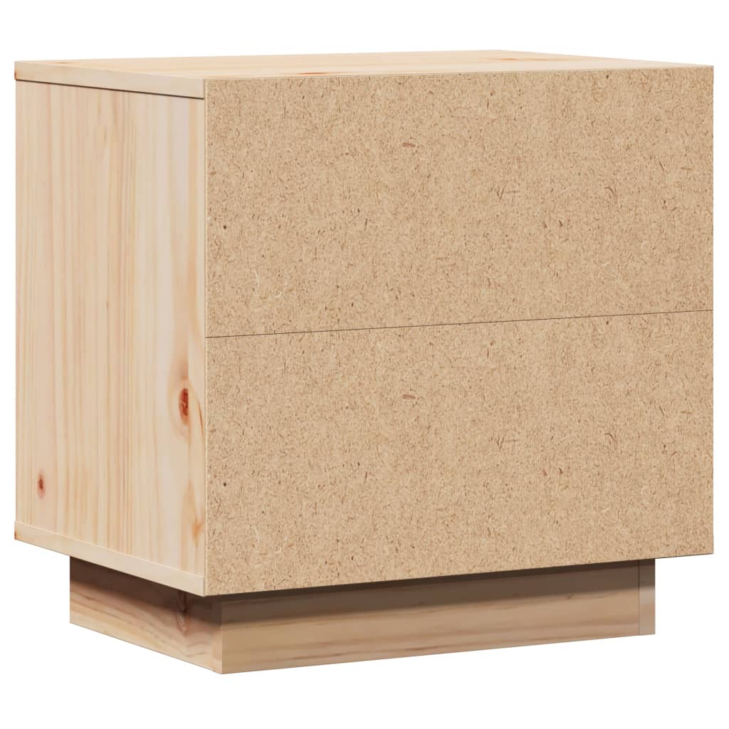 Comodini 2 pz 40x30x40 cm in Legno Massello di Pino - homemem39