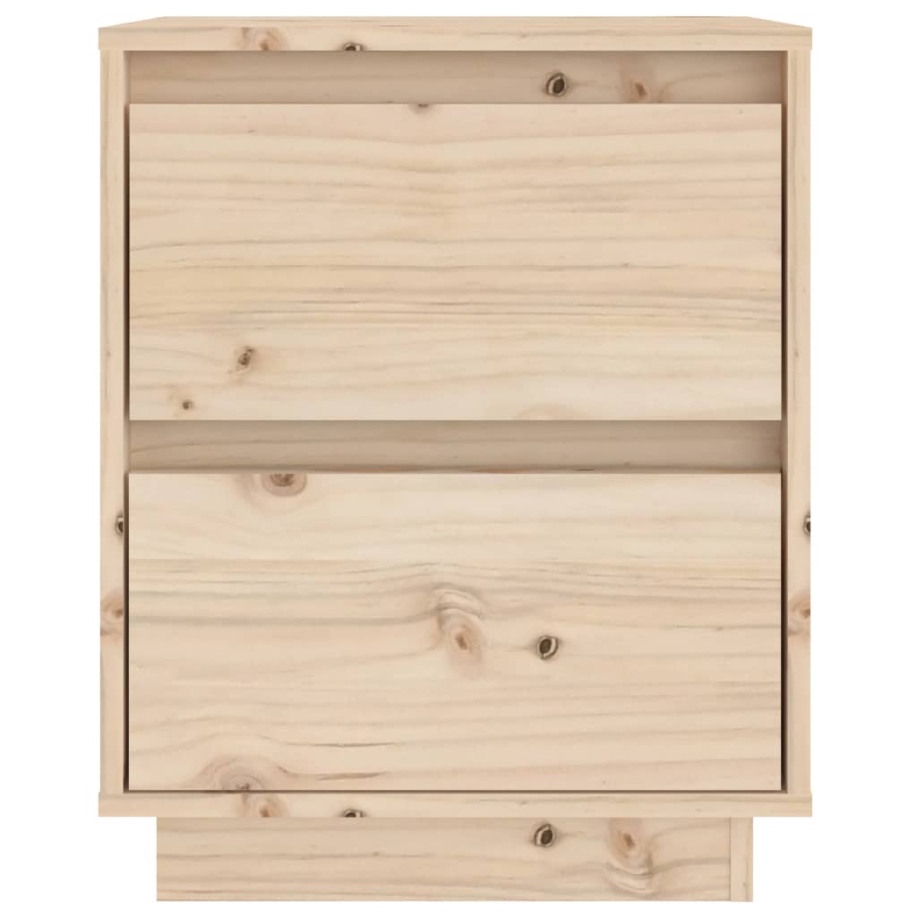 Comodino 40x35x50 cm in Legno Massello di Pino | homemem39