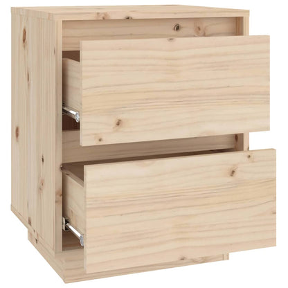 Comodino 40x35x50 cm in Legno Massello di Pino | homemem39