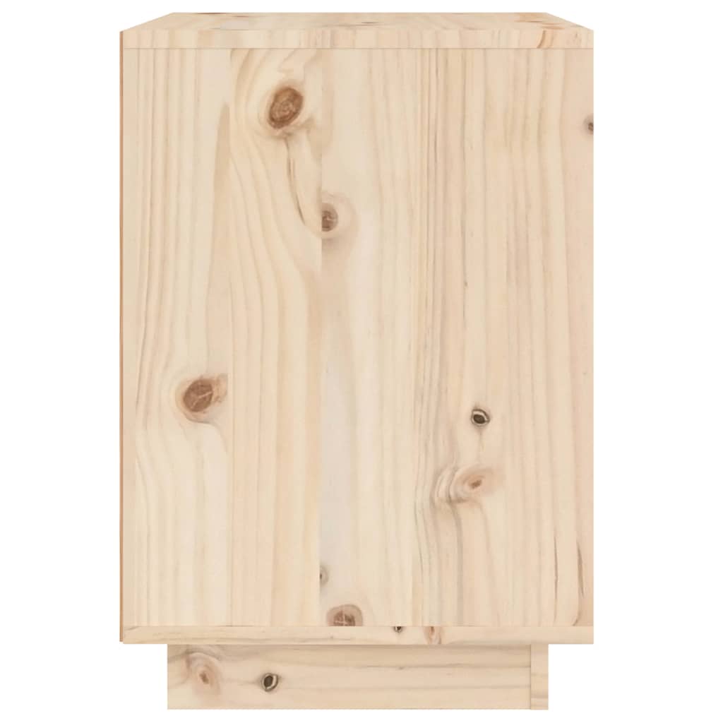 Comodino 40x35x50 cm in Legno Massello di Pino | homemem39
