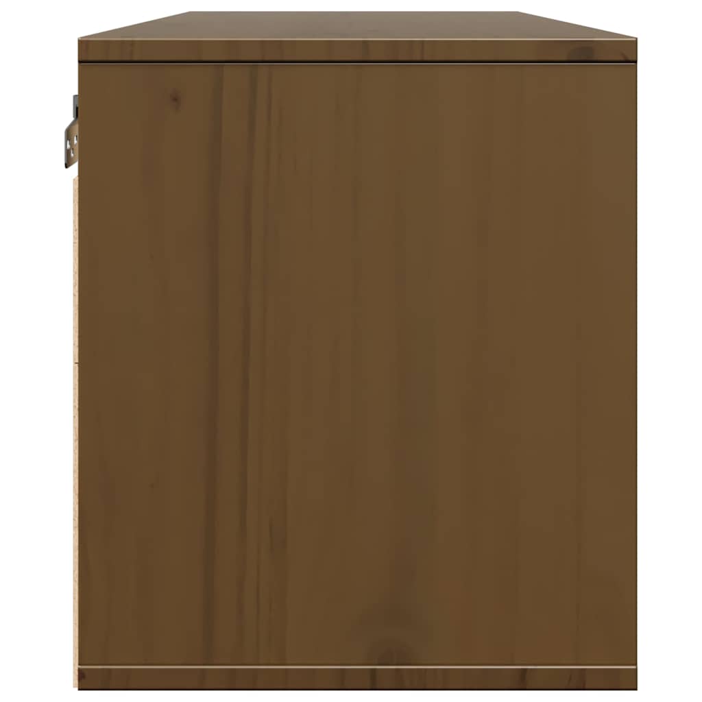 Pensili ambra 2 pz 45x30x35 cm in Legno Massello di Pino